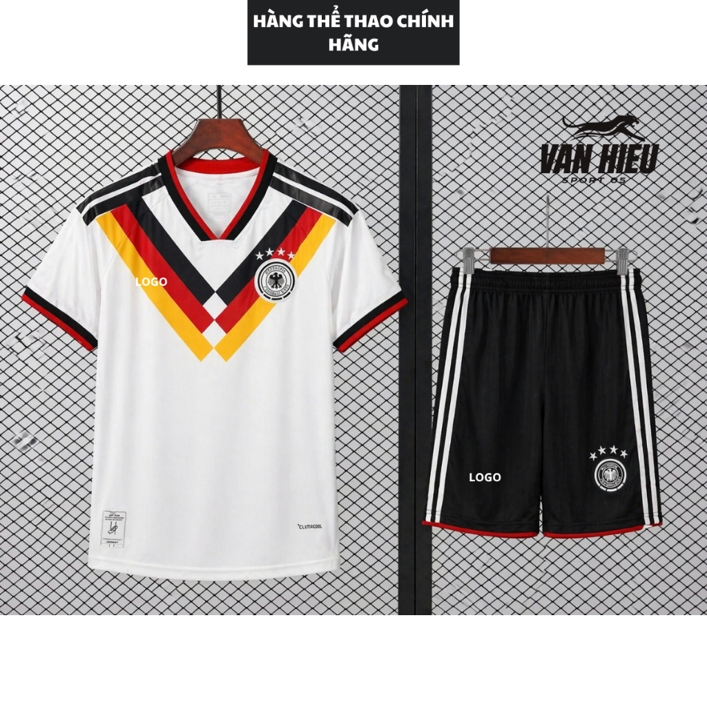 Bộ Quần Áo Bóng Đá Đội Tuyển ĐỨC 2026 - Vải Polyester Thái Cao Cấp - VH SPORT