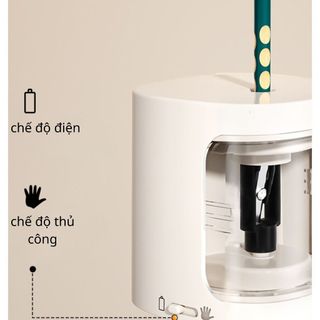 MÁY GỌT BÚT CHÌ ĐIỆN TENWIN  – GỌT NHANH, SẮC, TIỆN LỢI | ,Sạc Lần Dùng ĐượcHơn 300 Lần Gọt.