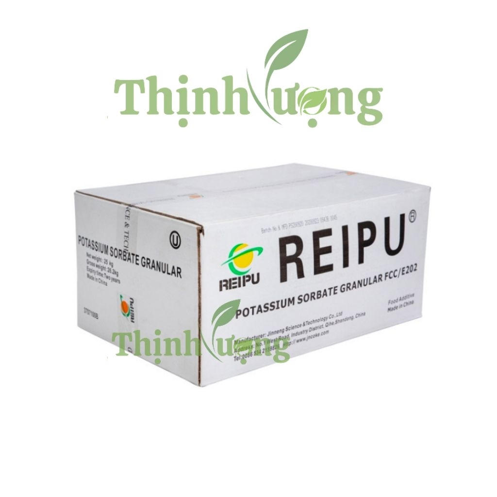25KG Potassium sorbate - Kali sorbate E202 - Reipu - Phụ Gia Thực Phẩm