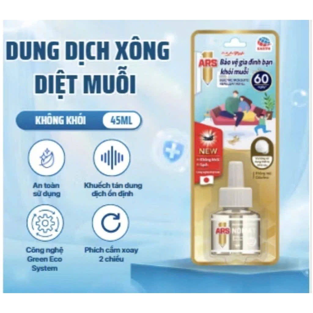 Dung dịch xông xua đuổi  muỗi ARS Nomat 45ml