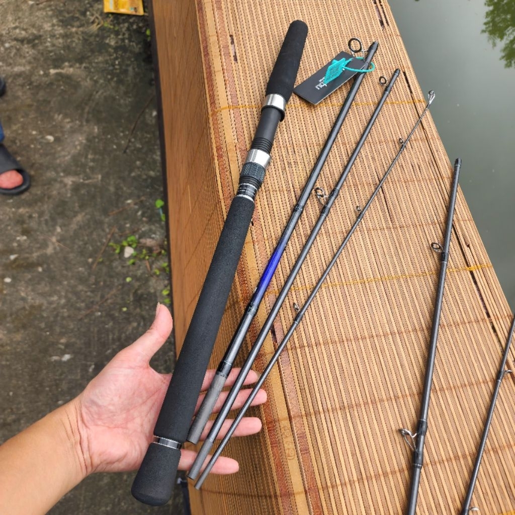 cần câu cá 4 khúc siêu bạo lực, cần lure 4 khúc