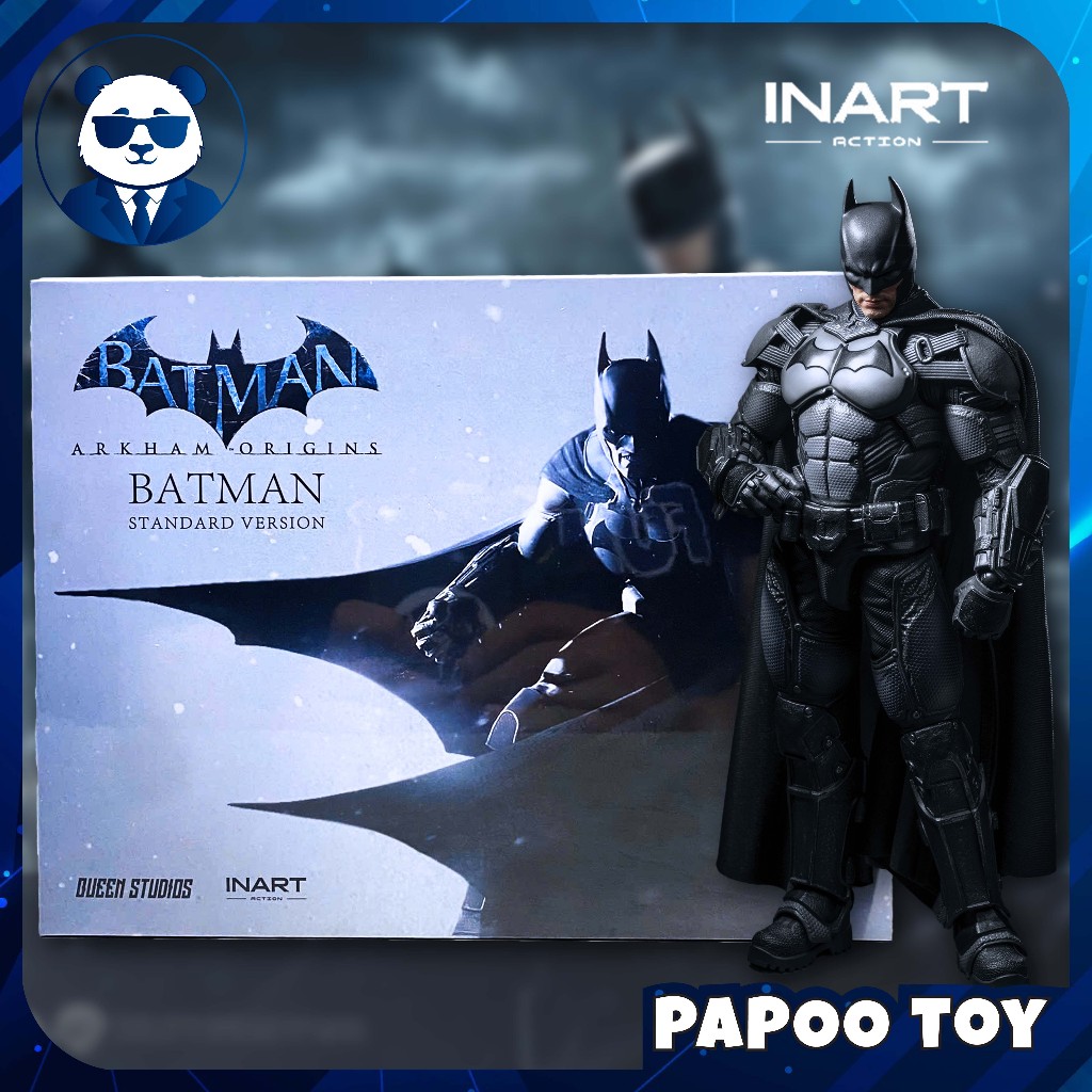 Mô hình đồ chơi INART - Batman: Arkham Origins - Batman 1/12 Scale Action Figure 17.5 cm