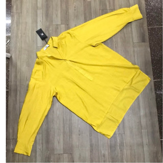 Áo Sơ Mi Cổ Trụ Vàng Công Sở Hiệu K Cavina Freesize (Giá thanh lý)