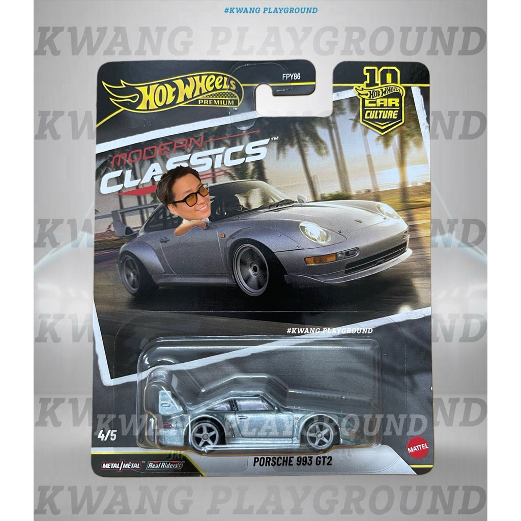 Kwang Playground - Xe mô hình Hot Wheels Premium Porsche 993 GT2