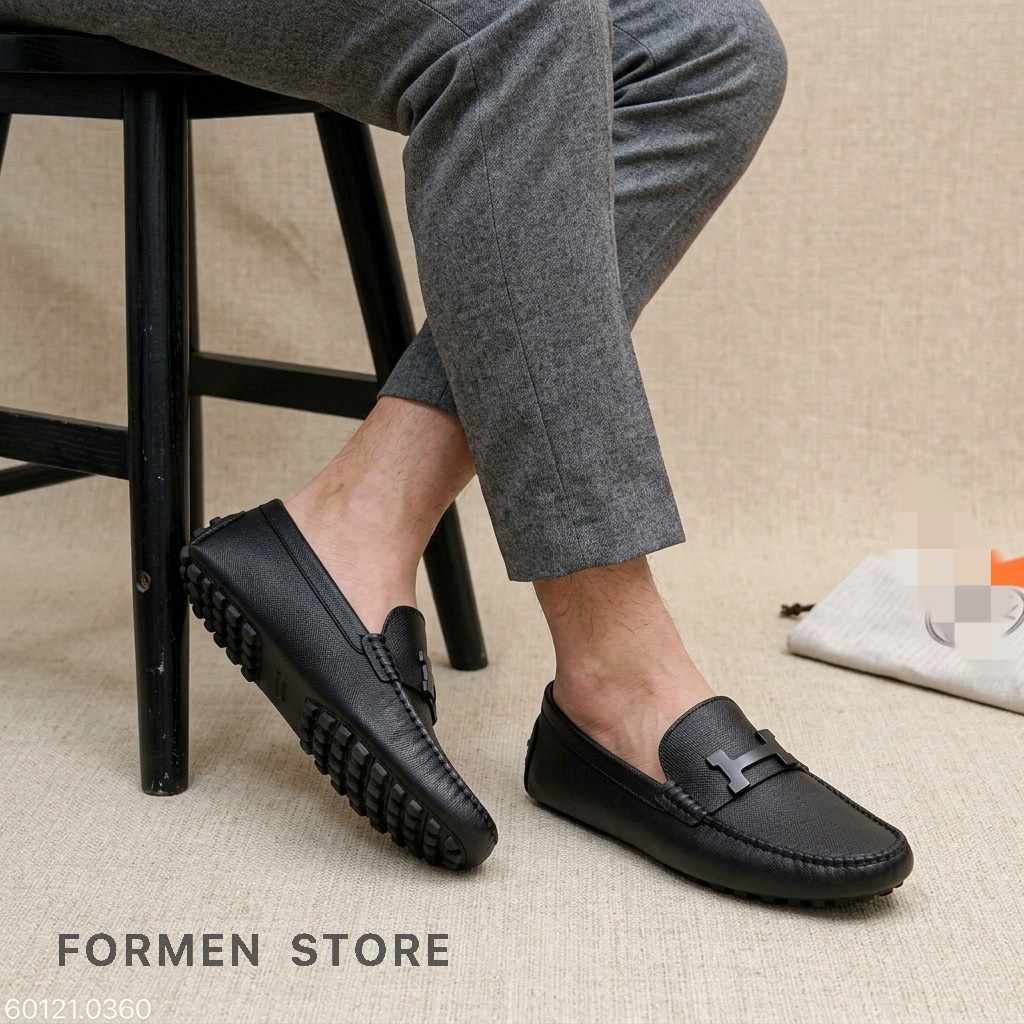 [Video Formen] Giày nam da bò bản da taiga cao cấp - kèm video quay cận chất tại shop