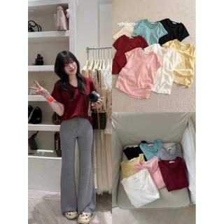 Áo phông giấy phối ren QCL1