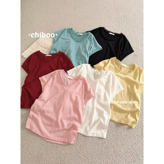 Áo phông giấy phối ren QCL1