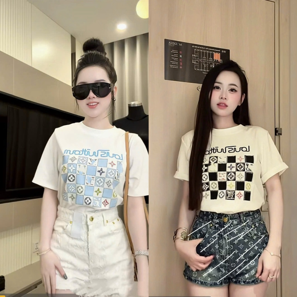 Áo phông đính đá LAV QCCC( PD01)