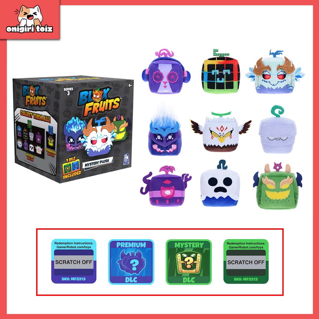 [Hỏa Tốc] Thú Nhồi Bông Bí Ẩn BLOX FRUITS Series 3 - Có Kèm CODE (Chính Hãng)
