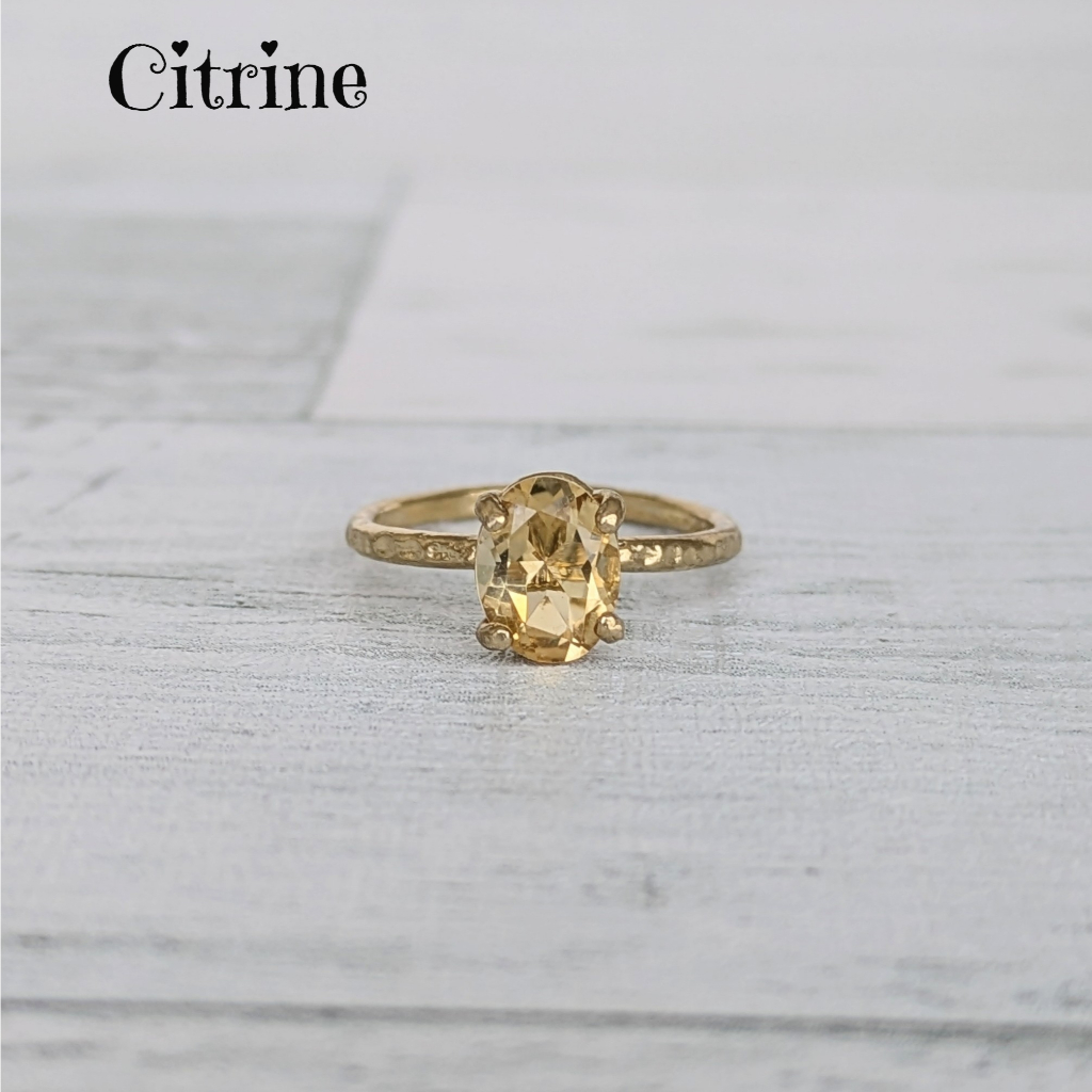 Gemstone Ring - Citrine - Direct from Japan