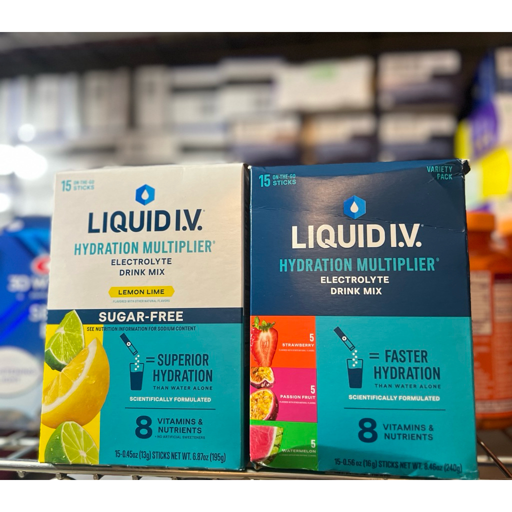 bột bù nước bù điện giải Liquid IV chuẩn Mỹ Hydration Multiplier Electrolyte Drink Mix