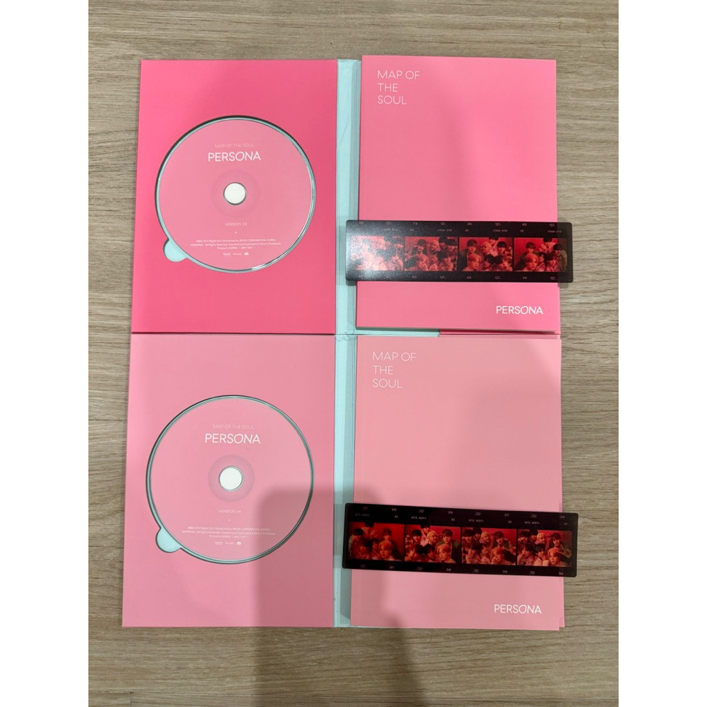 Album BTS Persona ver 3, 4 không card, không postcard