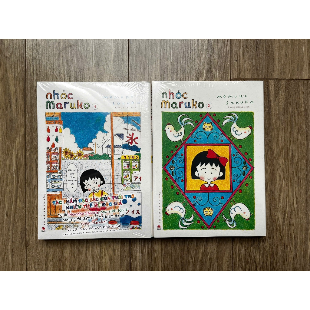 Bọc sách Nhóc Maruko 1 2 + Poster