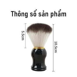 Chổi quét bọt cạo râu CR2 dành cho salon chuyên nghiệp chổi đen cổ vàng