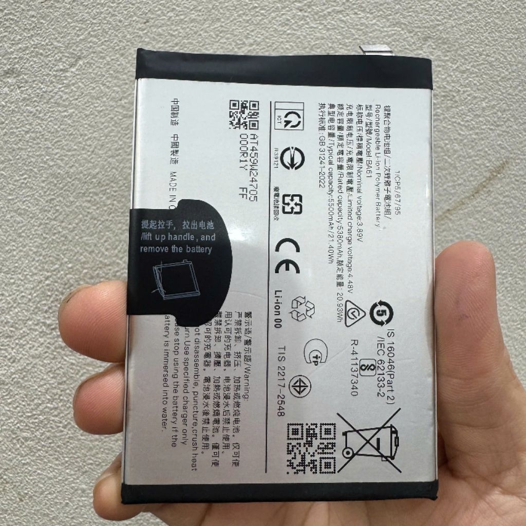 Pin vivo Y19S/Vivo Y04/Y04 4G BA61 bảo hành lỗi mới