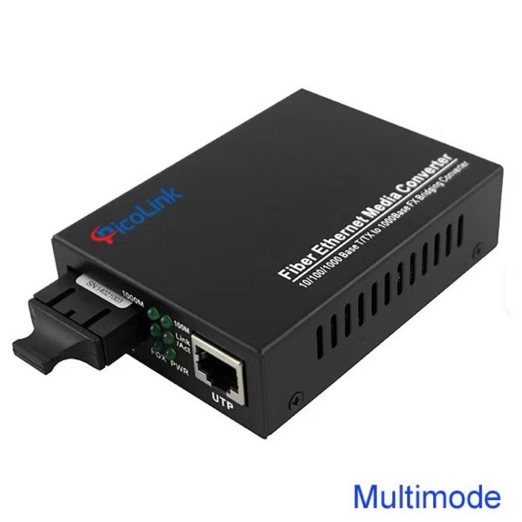 Bộ chuyển đổi quang điện Converter quang Multimode 10/100/1000M, Converter PL-GM-02