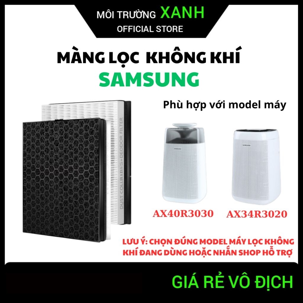 Màng lọc không khí Samsung AX40R3030 và AX34R3020