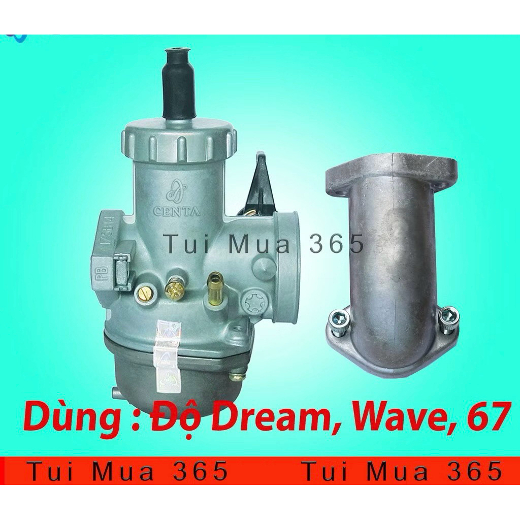 Bình Xăng Con Centa 150 Độ cho Dream, Wave, 67