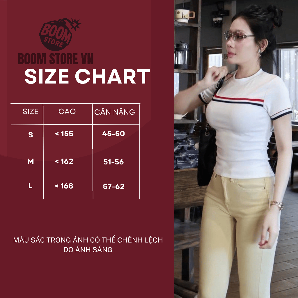 [BOZIP CHUẨN] Áo Thun Ôm body Có Phối Viền Sọc , Tạo Điểm  Nhấn Phong Cách Trẻ Trung . | BigBuy360 - bigbuy360.vn