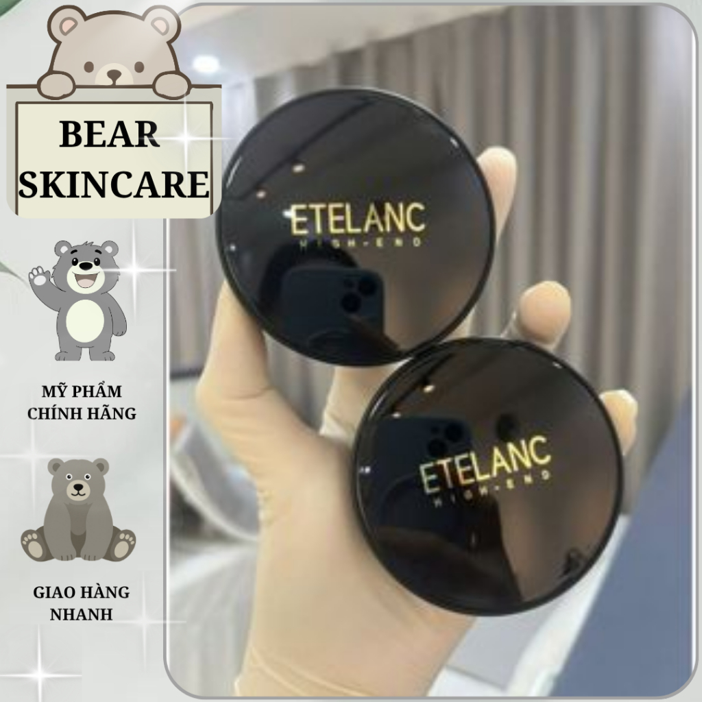Cushion ETELANC Kèm Lõi SPF 50+ / PA+++ Tone 21 (2 lõi) Không Lem Không Dính