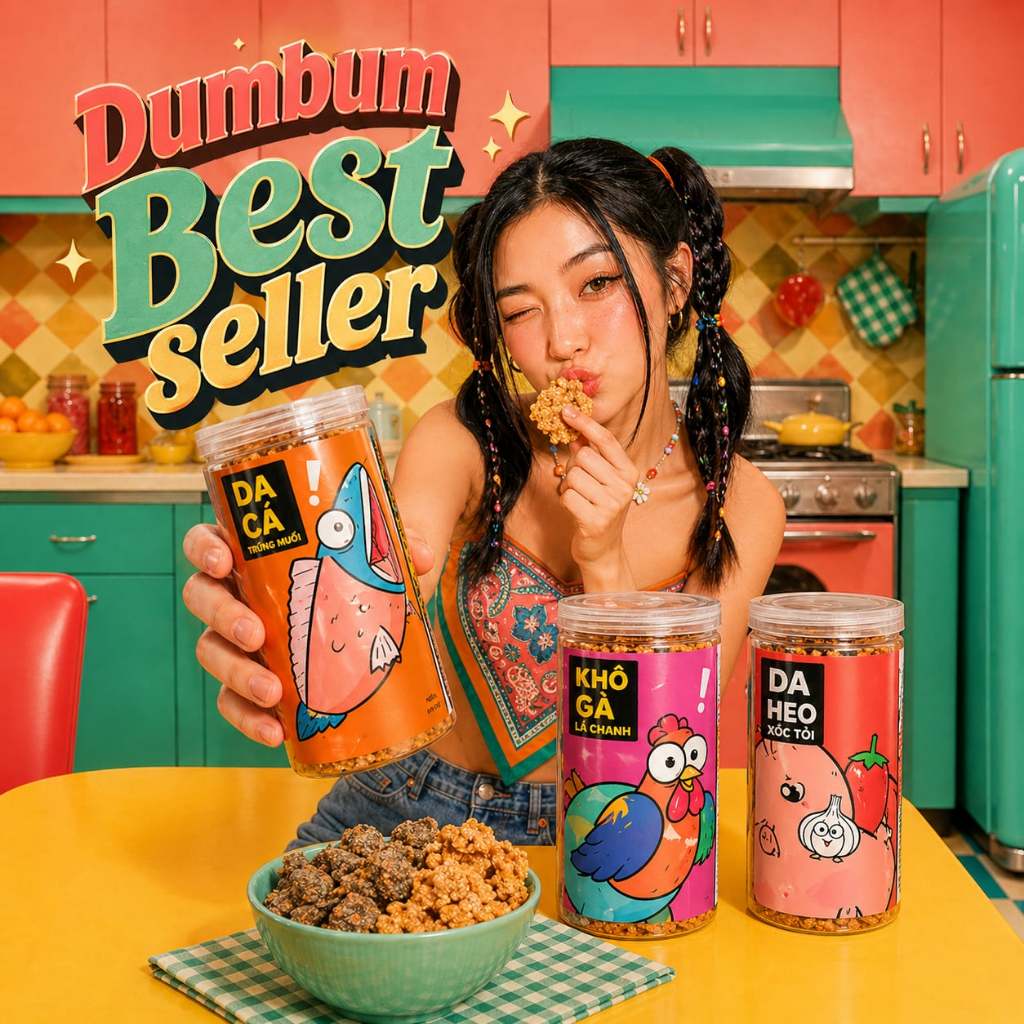 Combo ăn vặt Dum Bum best seller ngon nhức nách