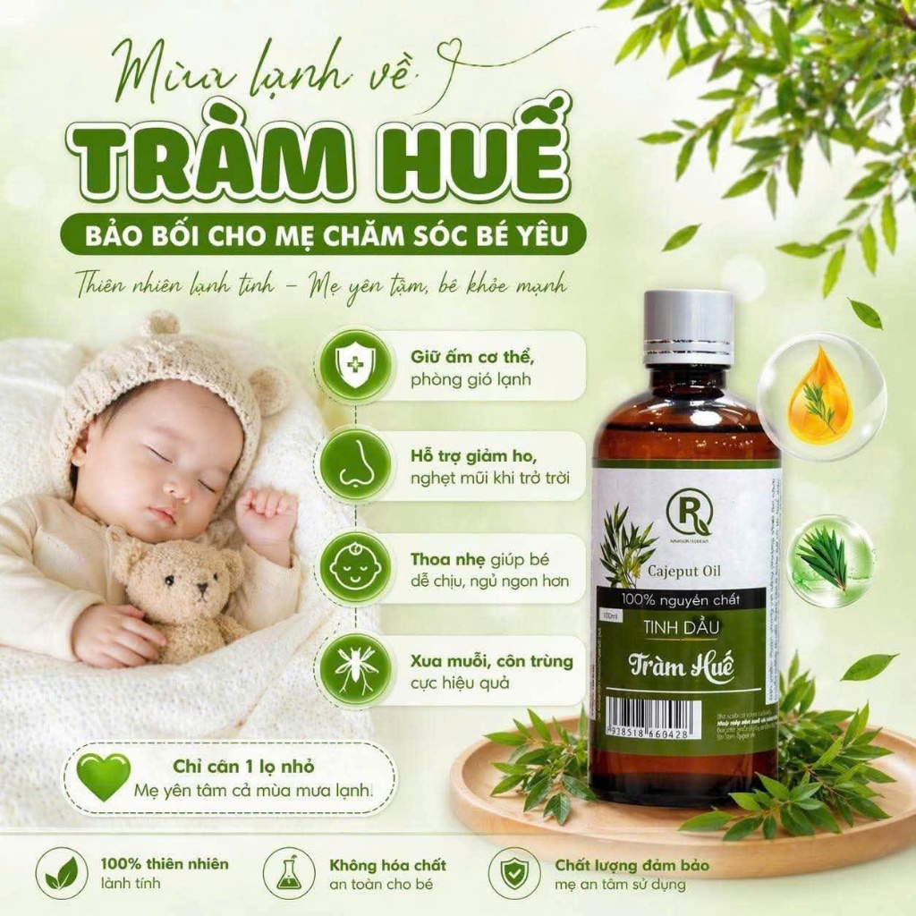 Tinh Dầu Tràm Huế ( chai lớn 100ml)