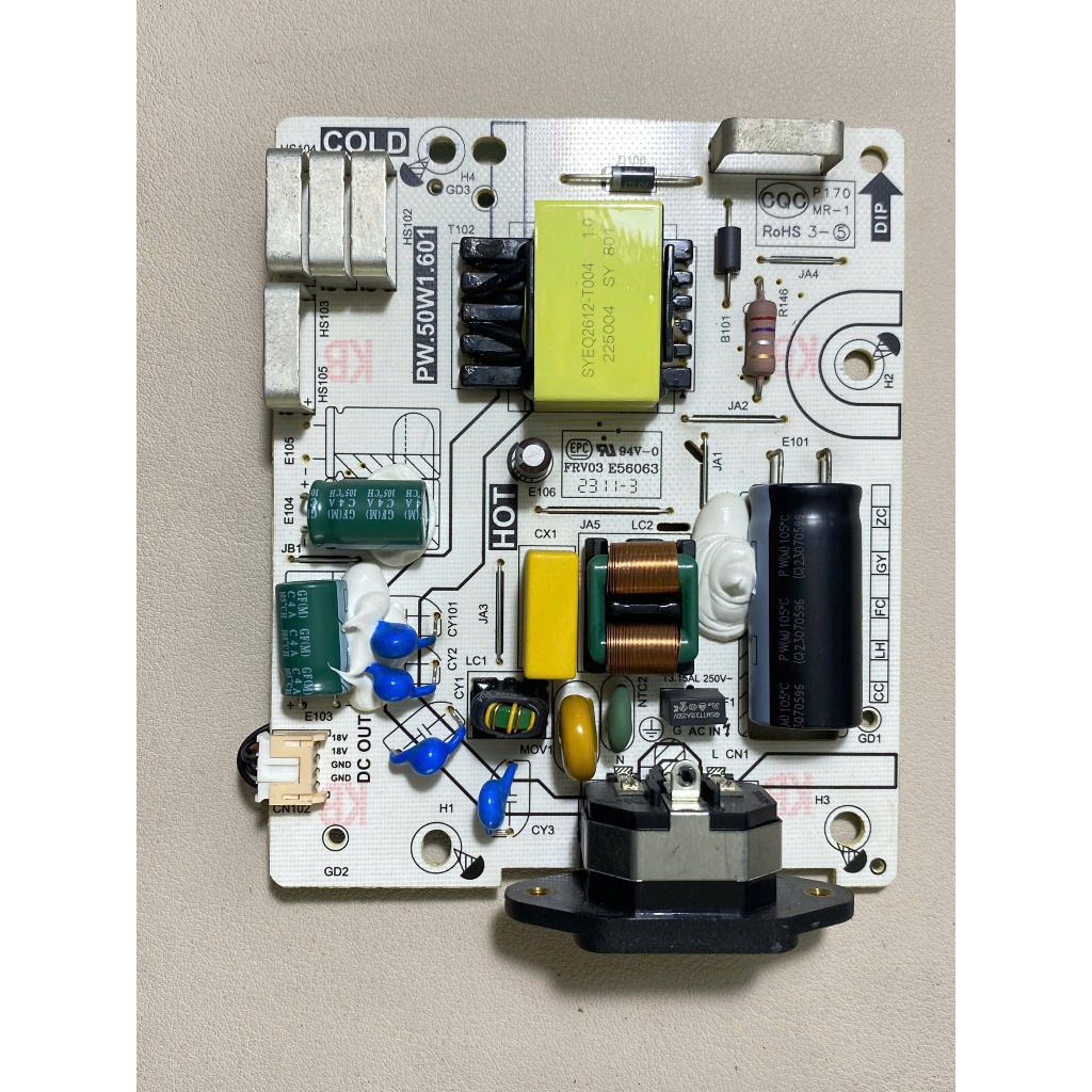 Board Main Mạch Nguồn Màn Hình GIGABYTE G24F2 Bóc Máy