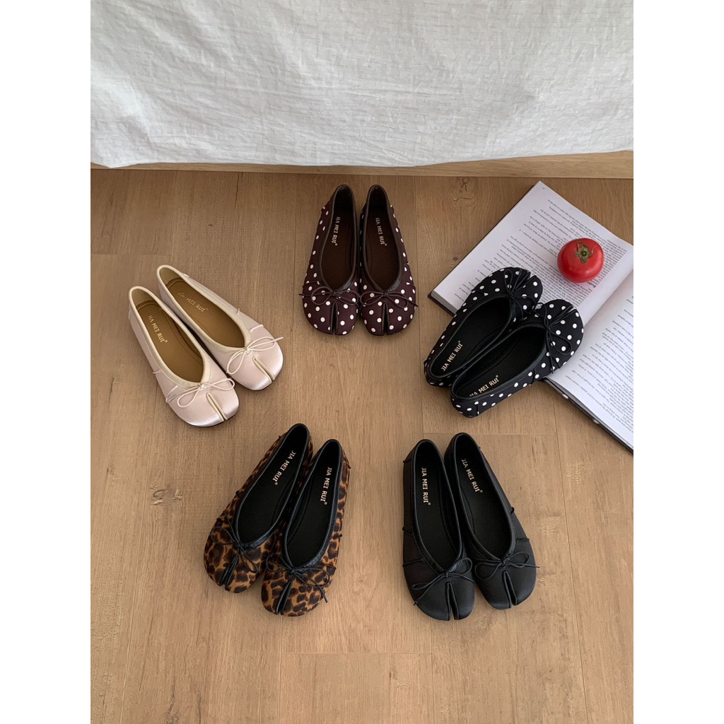 𝗕𝘆𝗖𝗮𝗻𝗱𝘆| Order - Giày Búp Bê Nơ Nhỏ Mũi Tách – Sweet Tabi Ballet Shoes