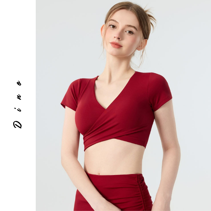 ÁO THỂ THAO NỮ - ÁO CROPTOP SOREUM - ĐỒ TẬP GYM, YOGA, PILATES [DINO ĐỒ TẬP]