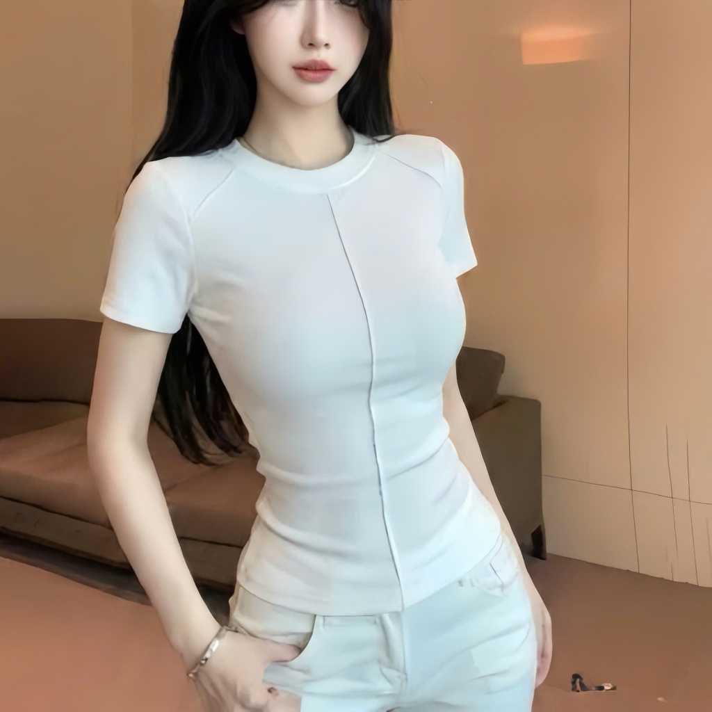 [BOZIP CHUẨN] Áo thun cộc tay , Áo phông ngắn tay ôm body phối li co dãn mềm mại – BY BOOM STORE | BigBuy360 - bigbuy360.vn