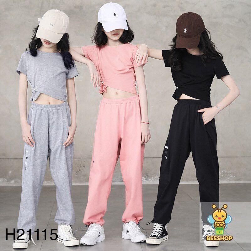 Set croptop 2 kiểu thời trang trẻ em BEESHOP TLH22021
