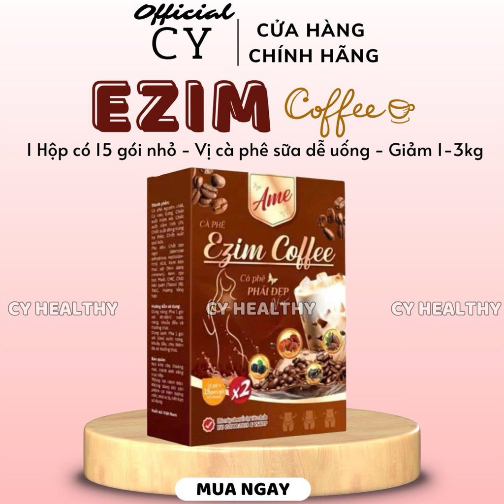 CÀ PHÊ SỮA AME EZIM COFFEE - HỘP 15 GÓI - KÈM QUÀ