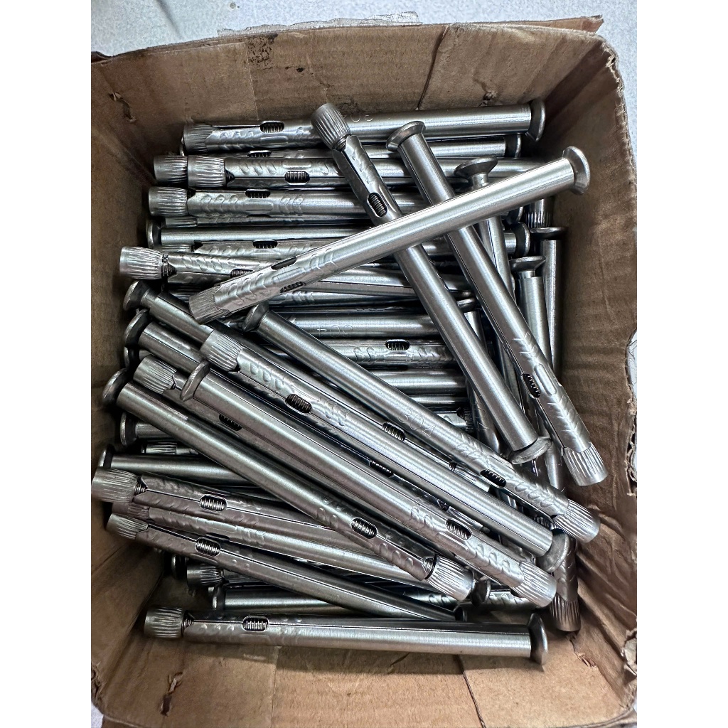 (COMBO 10 CHIẾC) VÍT NỞ 6 dài 10cm, vít nở 6 dài 8cm  đầu phẳng chữ thập, tắc kê thép không gỉ 304 g
