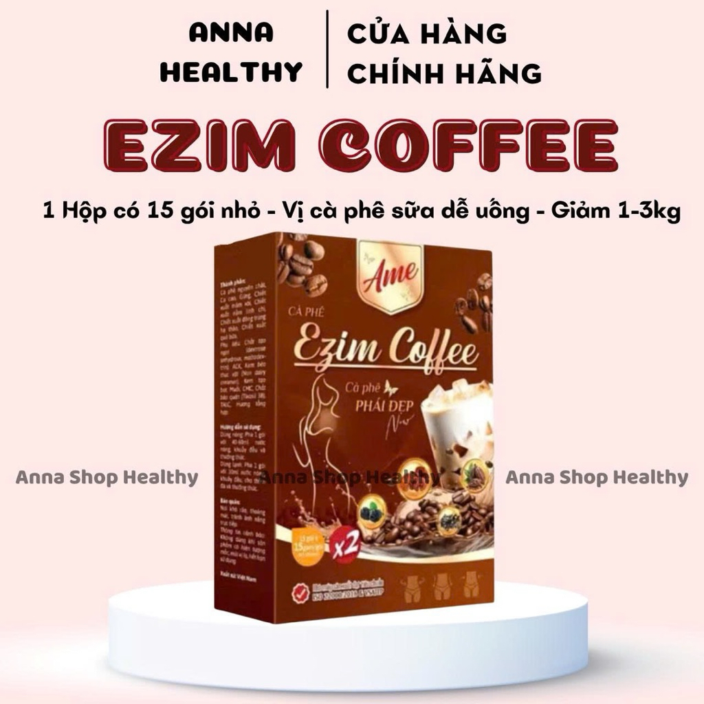 (MỚI) Coffee EZIM GIAM MO Thơm Ngon - Hộp 15 Gói