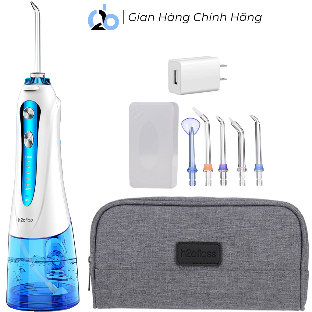 Tăm nước cầm tay H2ofloss HF-9P 2026. Dụng cụ vệ sinh răng miệng hoàn hảo