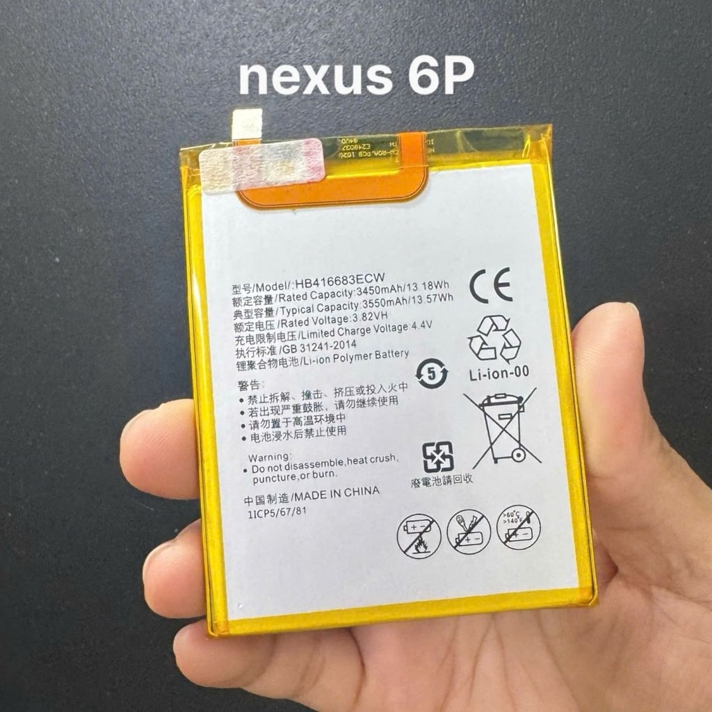 Pin huawei nexus 6P bảo hành lỗi đổi mới