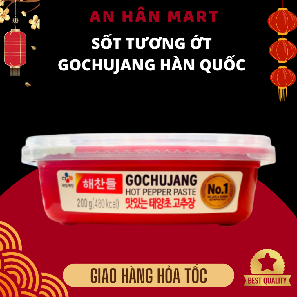 Sốt tương ớt Gochujang Hàn quốc, tương ớt nầu tokbokki 200g