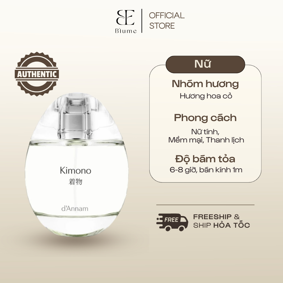 [ Mẫu Thử 10ML ] Nước Hoa NỮ Kimono mùi nữ tính - Blume Tiệm Nước Hoa