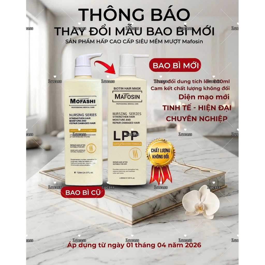 Kem Ủ Phục Hồi Tóc LPP Mofashi – Dưỡng tóc mềm mượt, chắc khỏe