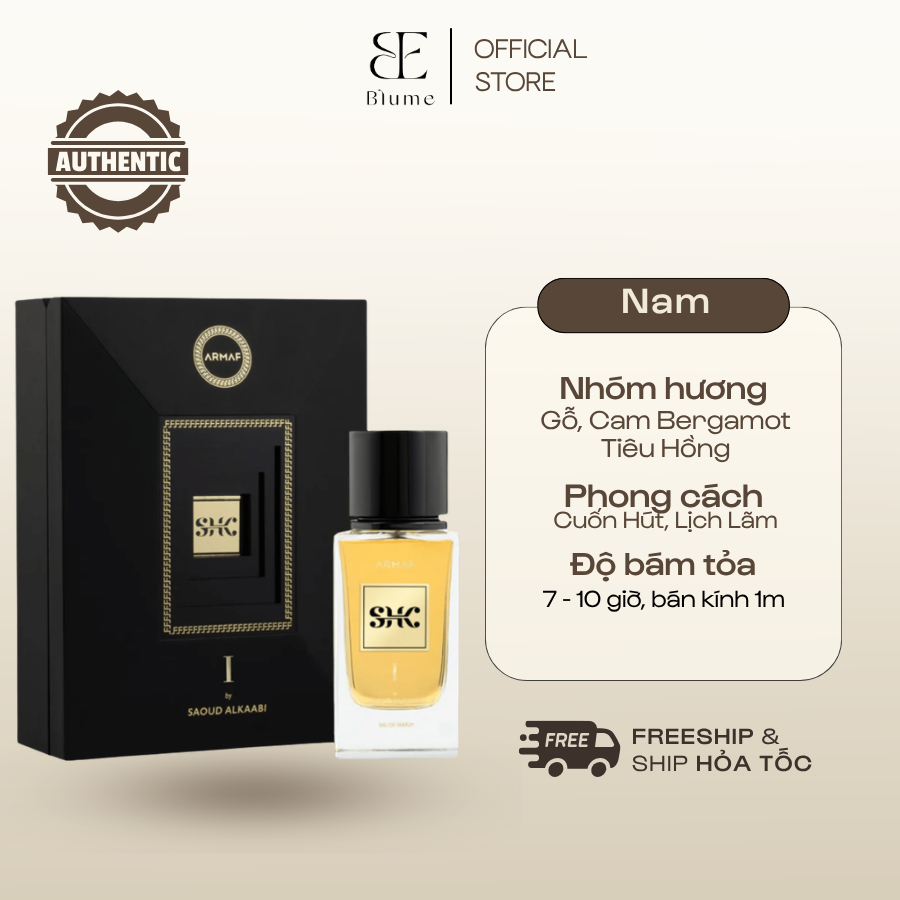 [FULL 100ML] Nước hoa NAM   EDP mùi nam tính - Blume Tiệm Nước Hoa