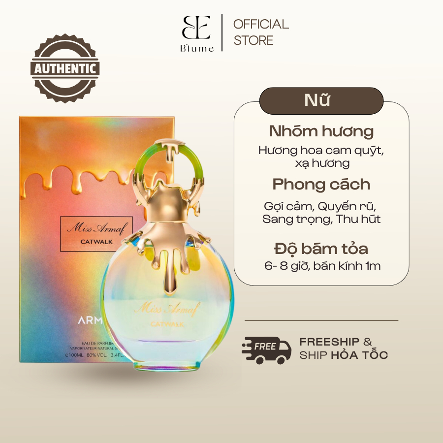 [FULL 100ML] Nước hoa Nữ Miss Catwalk mùi sang trọng - Blume Tiệm Nước Hoa