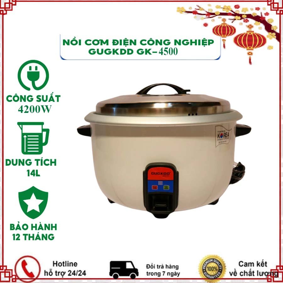 Nồi cơm điện công nghiệp GUGKDD GK-4500 14L - Cam kết hàng chính hãng
