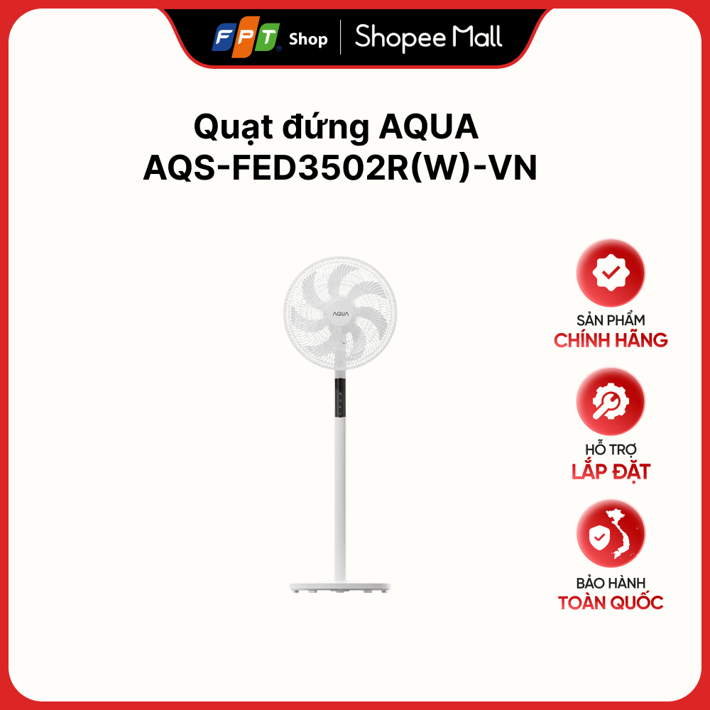 Quạt đứng AQUA AQS-FED3502R(W)-VN