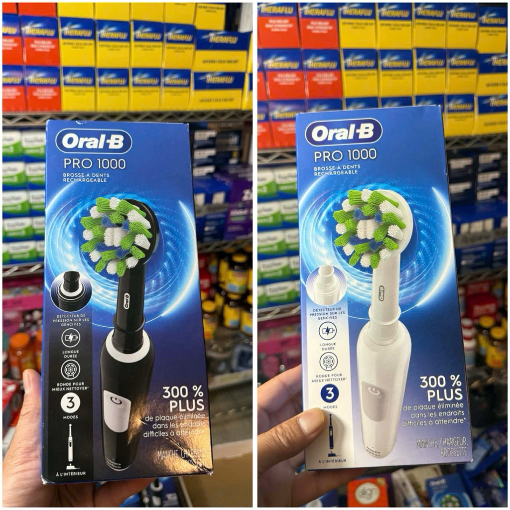 Bàn chải điện Oral-B Pro 1000 Rechargeable Toothbrush Chính Hãng Mỹ