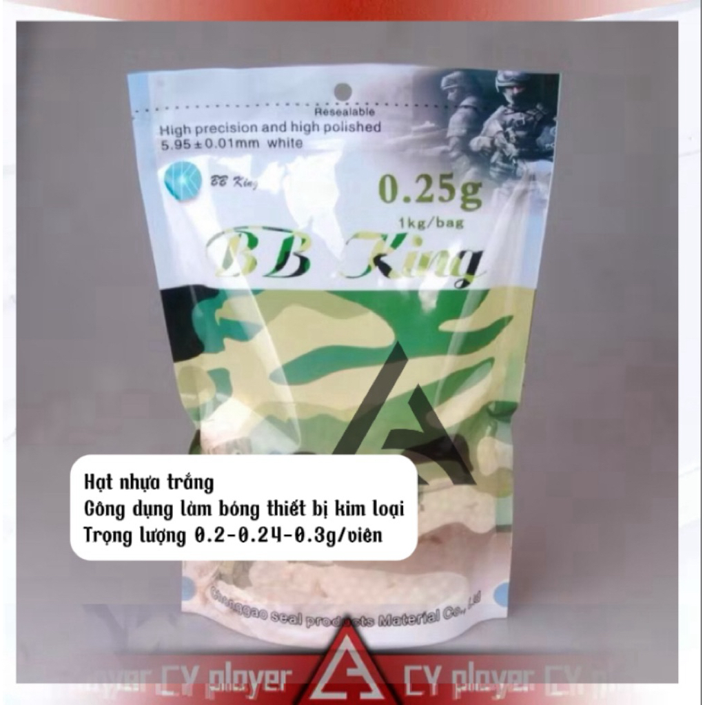 bbking hạt nhựa đánh bóng kim loại
