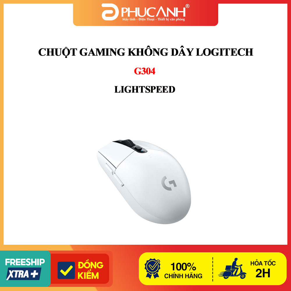 Chuột Gaming không dây Logitech G304 LIGHTSPEED White