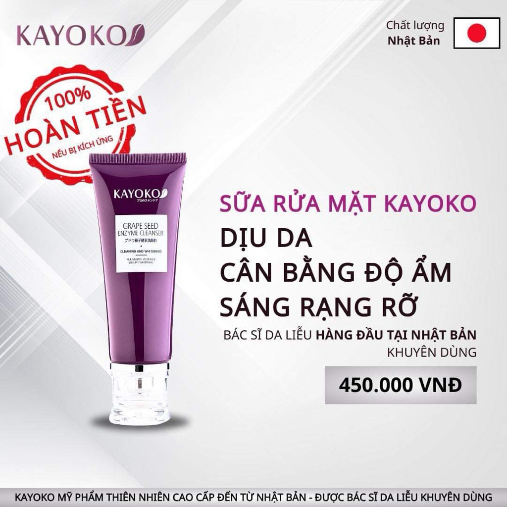 SỮA RỬA MẶT KAYOKO THÔNG THÁI CHÍNH HÃNG