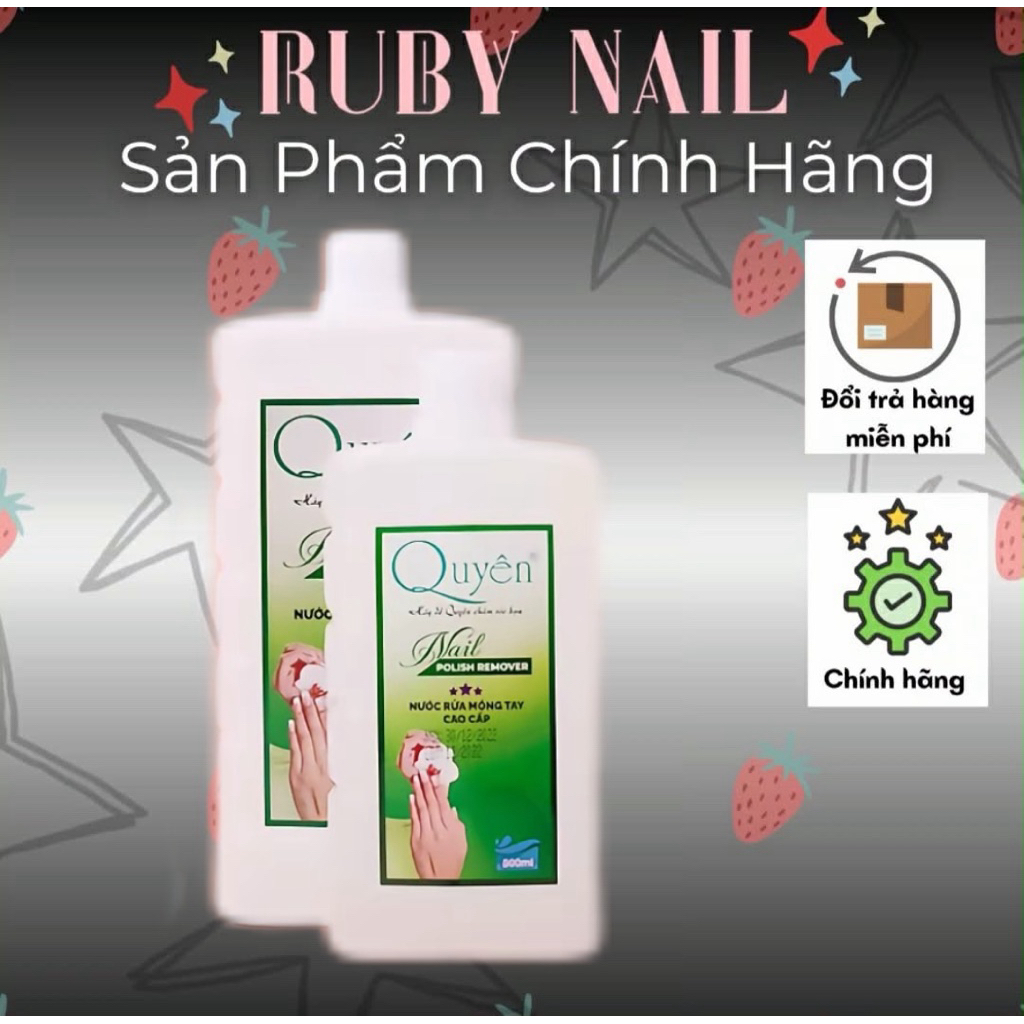 Axiton nước rửa móng QUYÊN 500ml và 1000ml