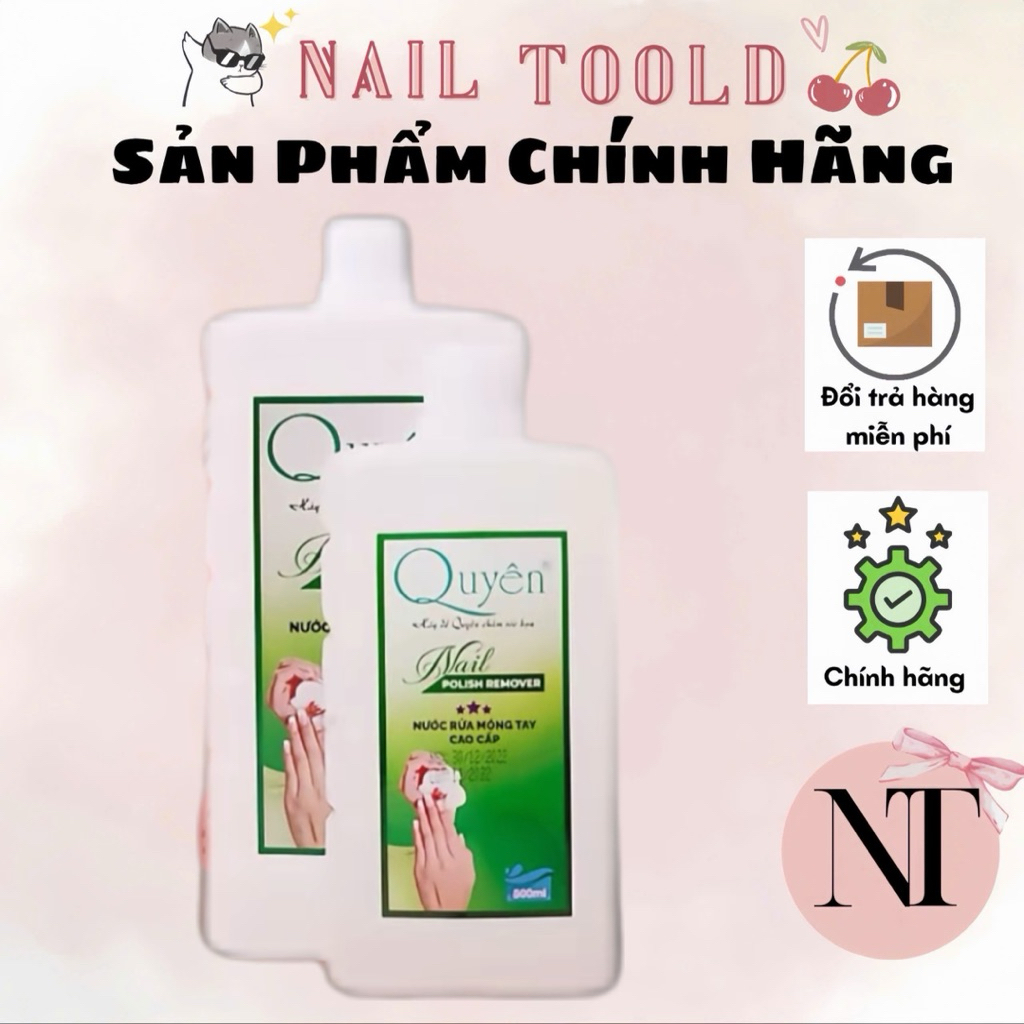 Axiton nước rửa móng QUYÊN 500ml và 1000ml
