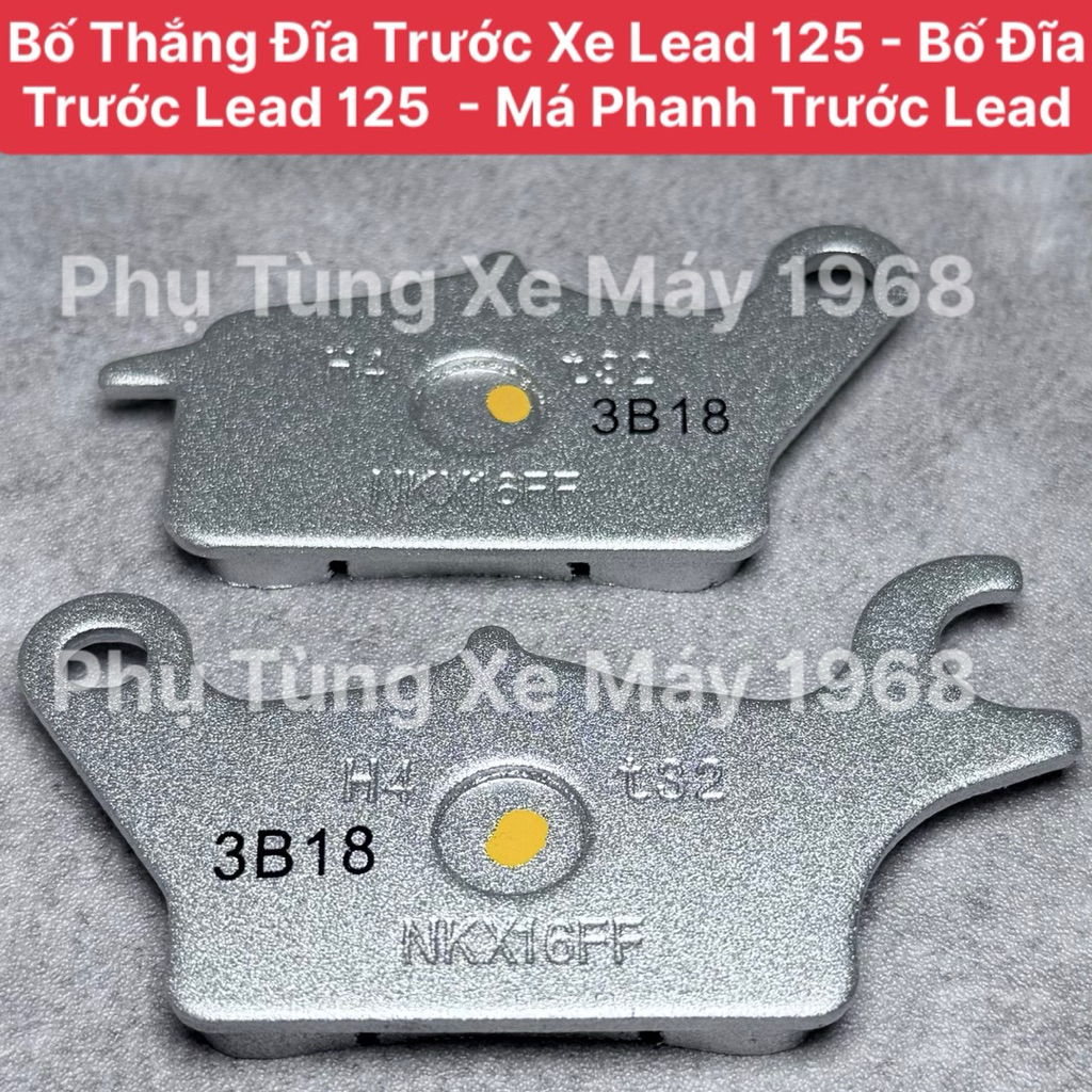 Bố Thắng Đĩa Trước Xe Lead 125 - Bố Đĩa Trước Lead 125  - Má Phanh Trước Lead Hàng Ca Cấp